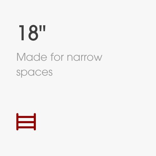 Sakugi 18" wide storage shelves