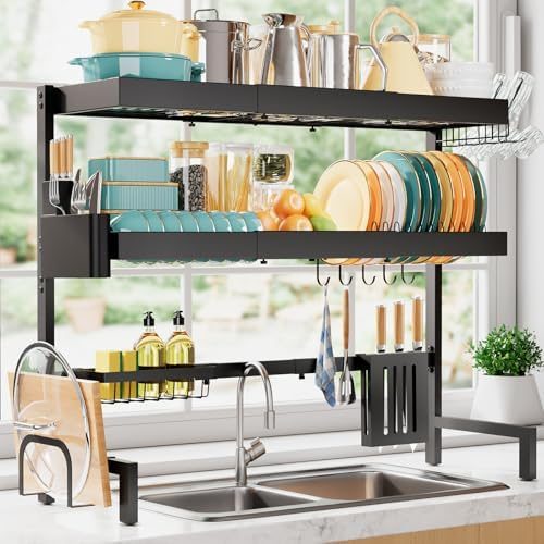 Sakugi 3-Tier Expandable Over-the-Sink Dish Drying Rack