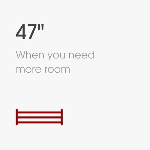 Sakugi 47" wide storage shelves