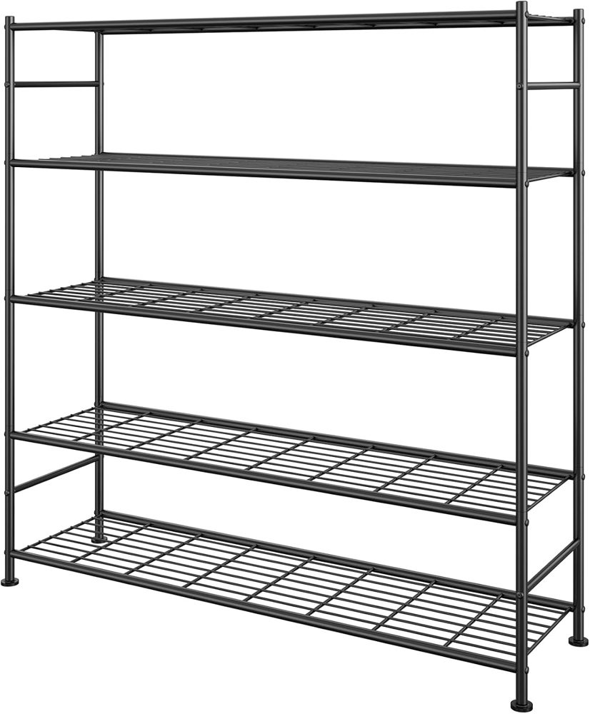 Sakugi 5-Tier Garage Shelving, 47.5" x 12.5" x 61", Black — view 2