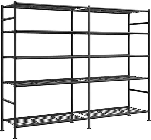 Sakugi 5-Tier Heavy-Duty Garage Storage Shelves, 59.1"x15.7"x69.2"