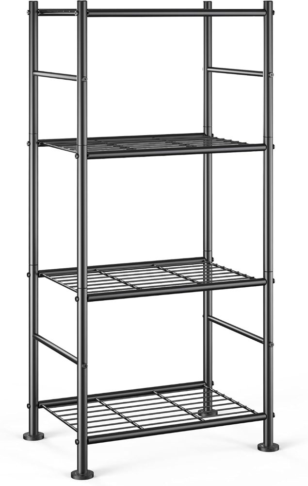 Sakugi 6-Tier Metal Storage Shelves Adjustable Feet, 18"x12"x70" — view 5